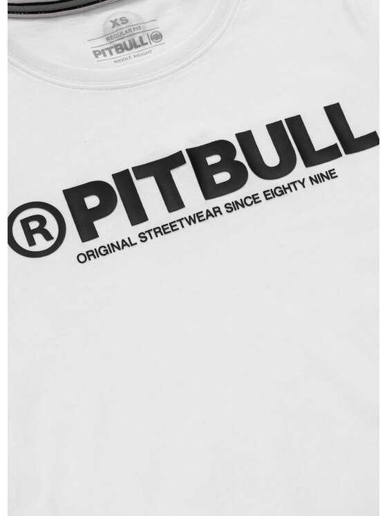 PITBULL PITBULL T-Shirt Koszulka damska PITBULL R XS Biały Regular Fit