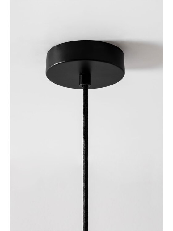 MIAhome MIAhome Lampa wisząca beżowo-czarna Benavid Ø75 cm Beżowy