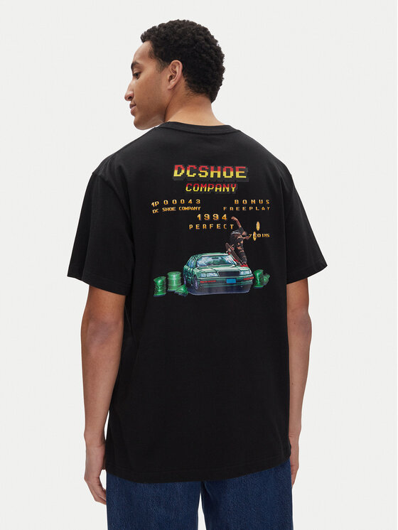 DC Shoes DC Shoes T-Shirt ADYZT05457 Czarny Heritage Fit