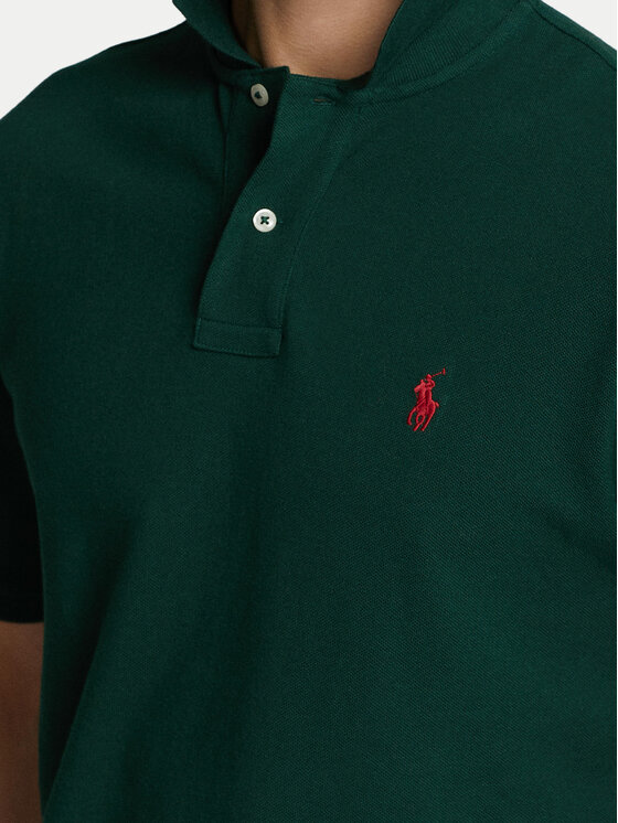 Polo Ralph Lauren Polo Ralph Lauren Pólóing Core Replen 710782592 Zöld Custom Slim Fit