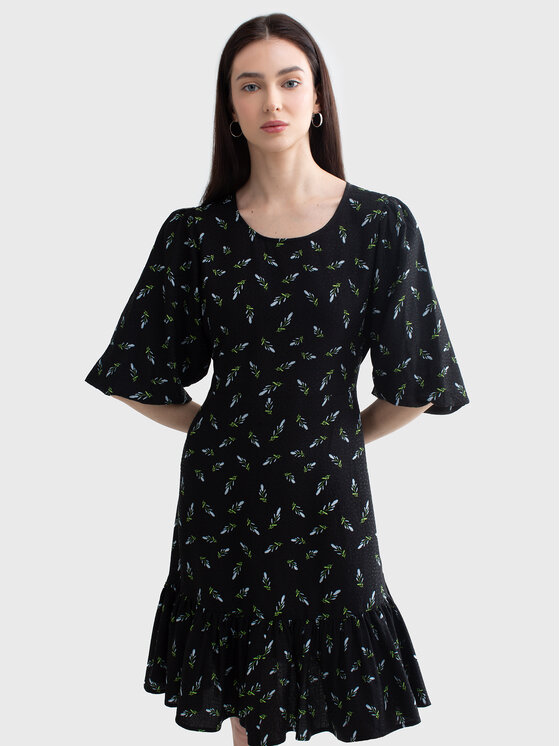 BIG STAR BIG STAR Sukienka codzienna BRYANA Czarny Basic Fit