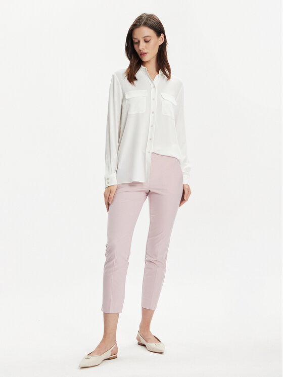 Marella Marella Chinosy Turku 2413131041 Różowy Slim Fit