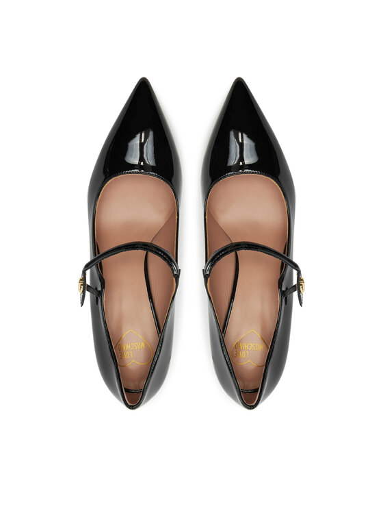 LOVE MOSCHINO LOVE MOSCHINO Pantofi cu toc subțire JA10537G0LIH0000 Negru
