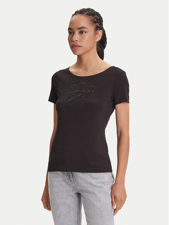 EA7 Emporio Armani EA7 Emporio Armani T-Shirt 7W000184 AF10373 UC001 Czarny Regular Fit