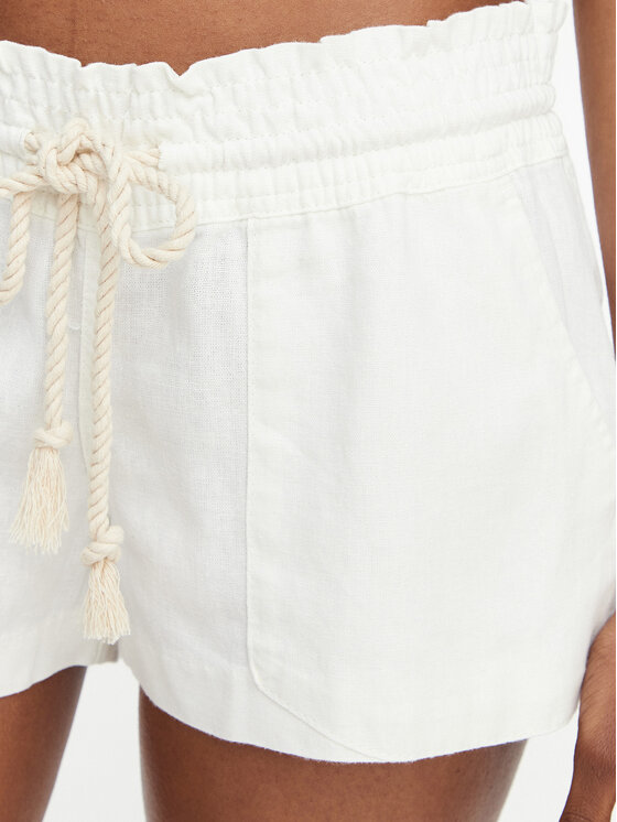 Roxy Roxy Kratke hlače Oceanside ARJNS03007 Bijela Regular Fit