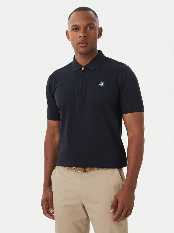 Beverly Hills Polo Club Tricou polo M2734 Bleumarin Regular Fit