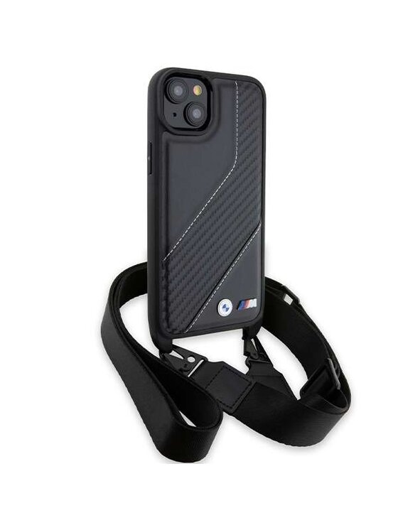 BMW Motorsport BMW Motorsport Etui na telefon Apple iPhone 15 Plus Czarny