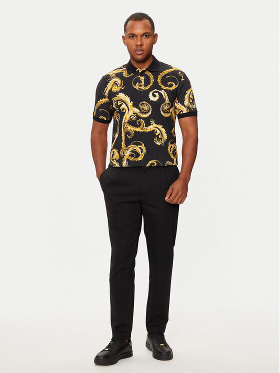 Versace Jeans Couture Versace Jeans Couture Polo 77GAG6S0 Crna Regular Fit