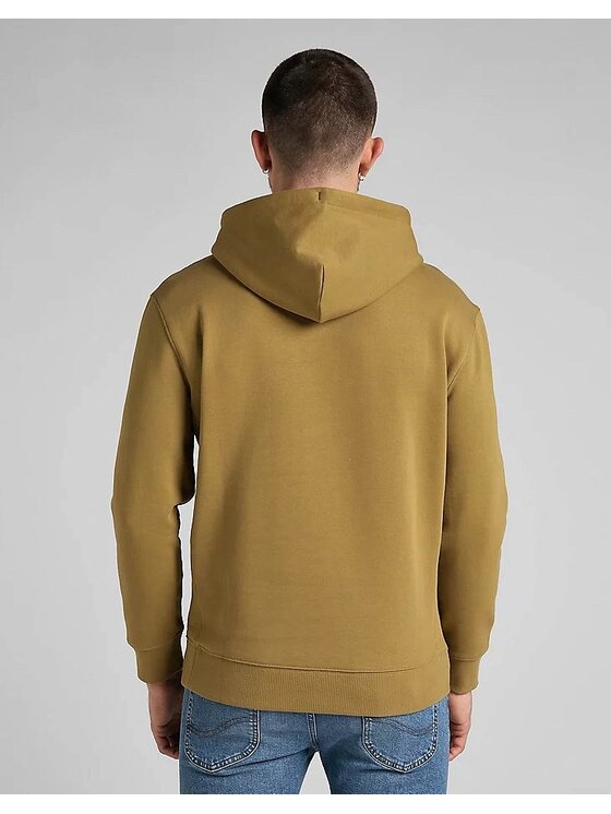 Lee Lee Felpa PLAIN HOODIE Marrone Regular Fit