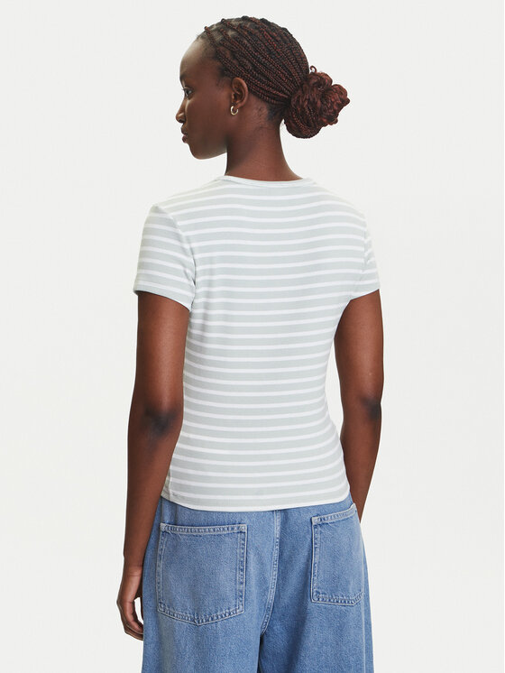 Tommy Jeans Tommy Jeans Majica Essential DW0DW17383 Zelena Slim Fit