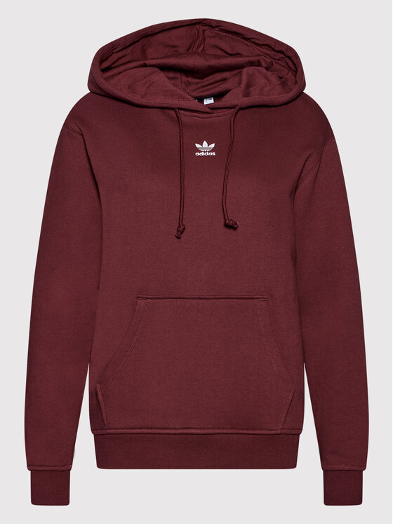 Dunkelroter adidas pullover on sale