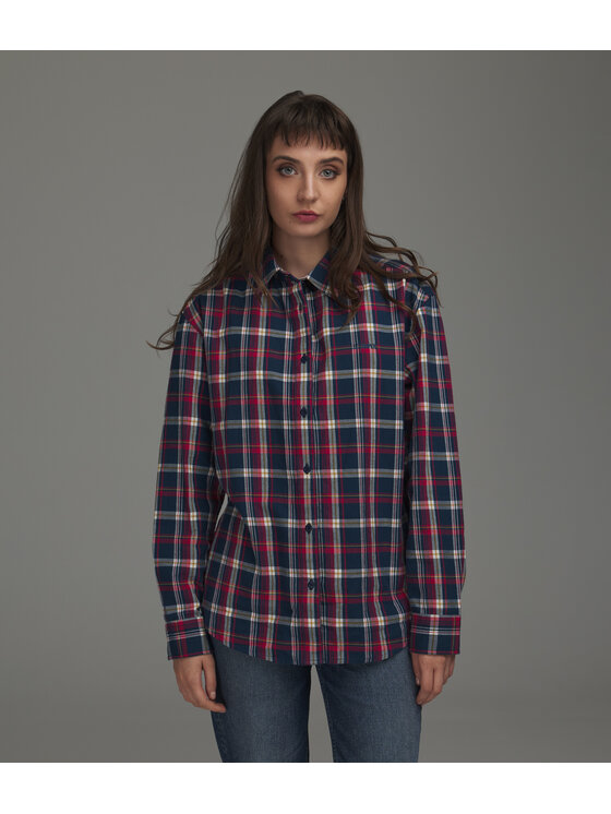 Lee Cooper Lee Cooper Koszula RENATA Czerwony Oversize