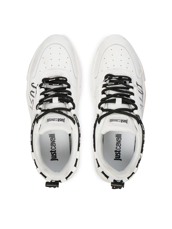 Just Cavalli Just Cavalli Sneakersy 80QA3SH1 ZPC21 Biały