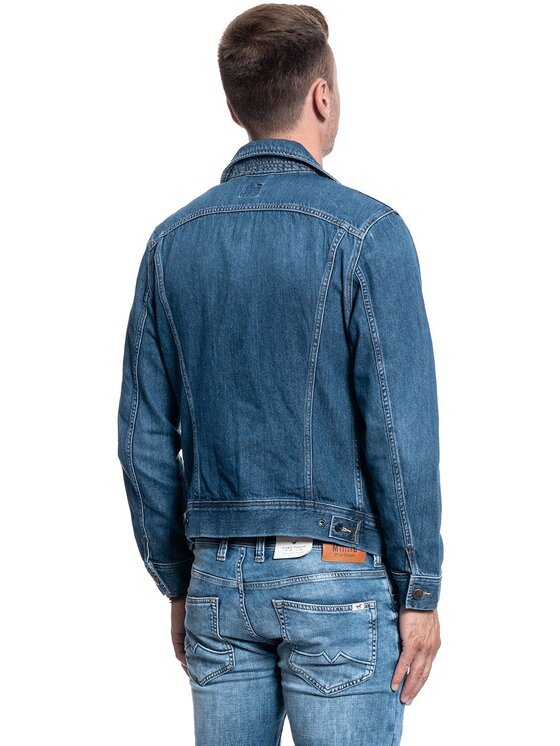 Lee Lee Kurtka jeansowa SLIM RIDER Niebieski Slim Fit