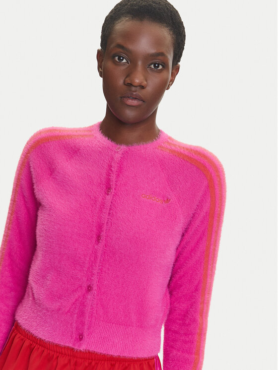 adidas adidas Ζακέτα Fluffy JW3645 Ροζ Regular Fit