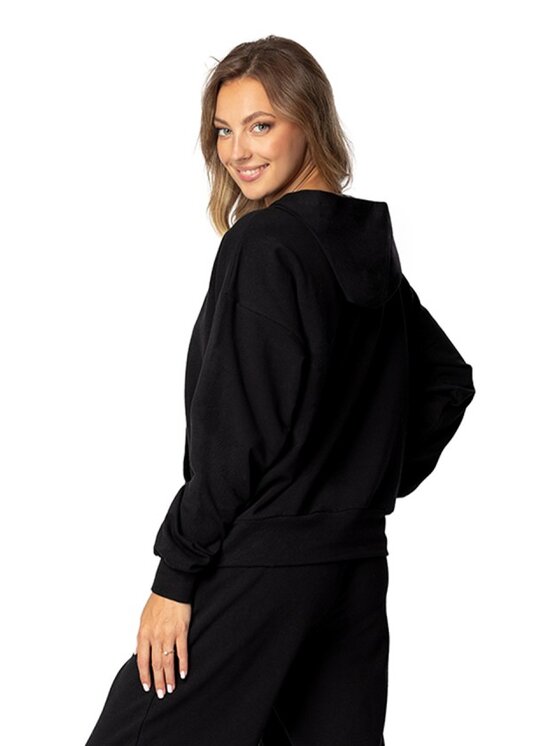 DKaren Sport DKaren Sport Bluza DK-K-B8 Czarny Regular Fit