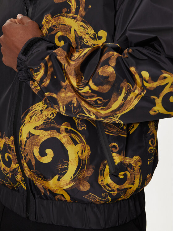 Versace Jeans Couture Versace Jeans Couture Μπουφάν μεταβατικό 76GAS406 Μαύρο Regular Fit