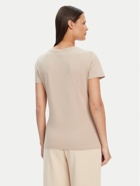 Guess Guess T-shirt V4YI09 J1314 Beige Regular Fit