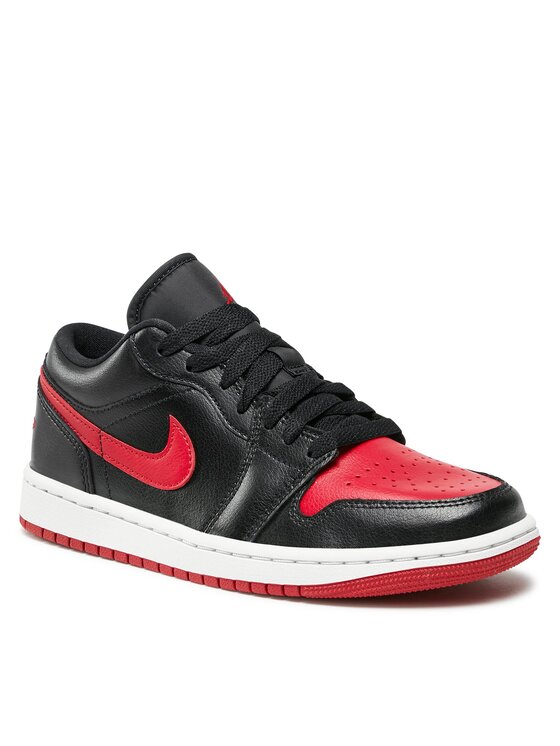 Air jordan shoes red and black deals