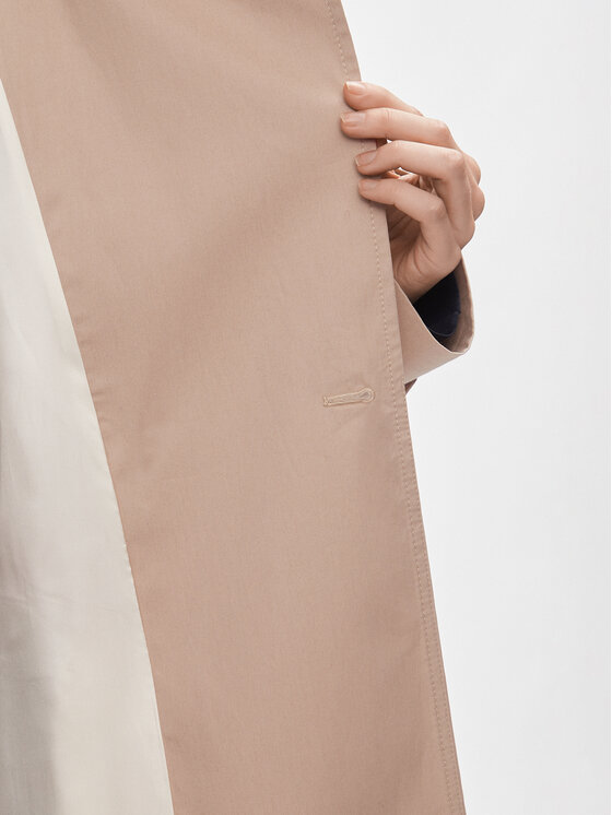 Tommy Hilfiger Tommy Hilfiger Trench Cotton Classic Trench WW0WW40482 Bež Regular Fit