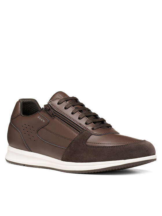 Geox Geox Sneakersy U Avery U65H5A 0BC22 C6005 Brązowy ciemny