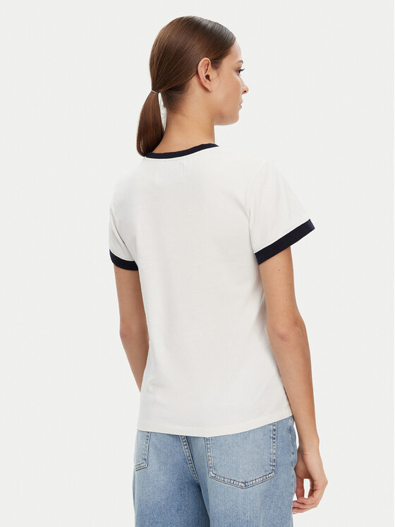 Golden Goose Golden Goose Tricou GWP01846.P001489.11782 Alb Regular Fit