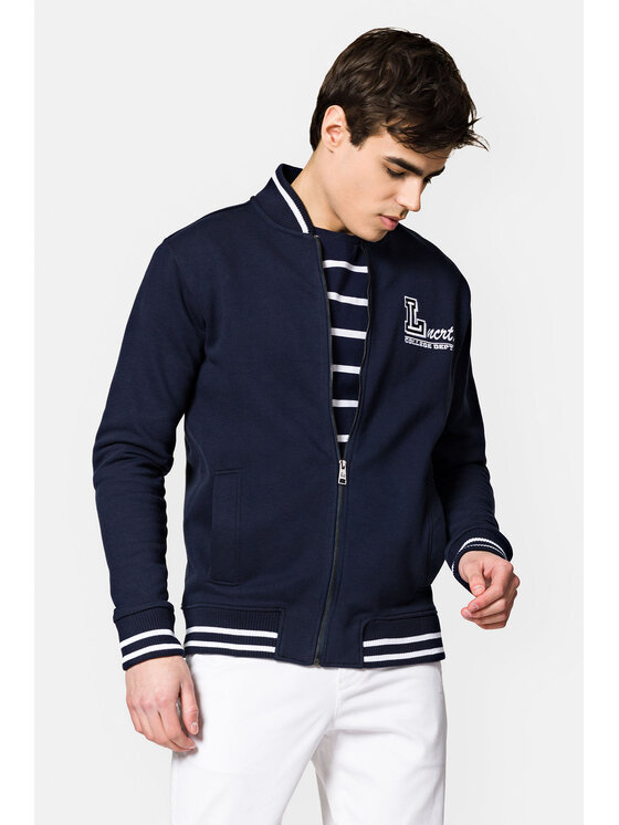 Lancerto Lancerto Bluza Travis BL073222000005 Granatowy Regular Fit