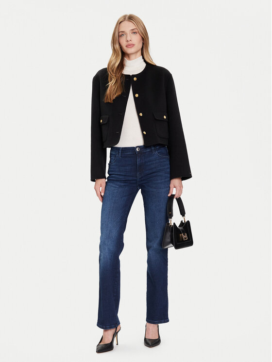 Guess Guess Jeans hlače W5BA15 D0791 Modra Straight Fit