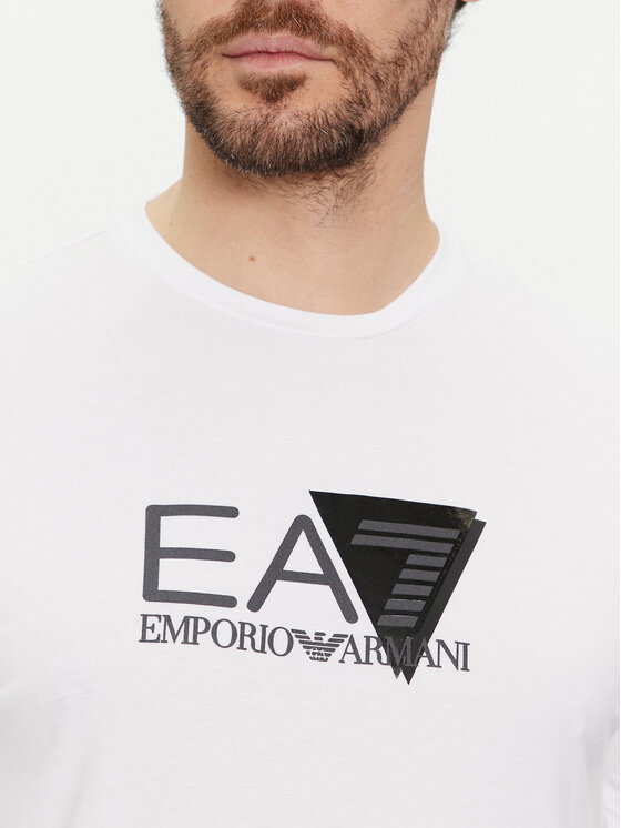 EA7 Emporio Armani EA7 Emporio Armani T-shirt 3DPT36 PJULZ 1100 Bianco Regular Fit