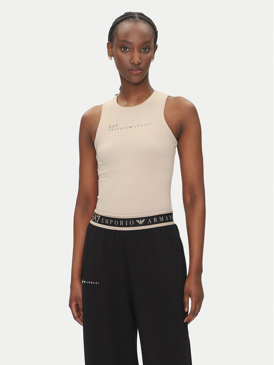 EA7 Emporio Armani EA7 Emporio Armani Bodi 7W000338 AF12625 U6155 Bež Slim Fit