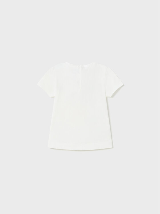 Mayoral Mayoral T-särk 1014 Valge Regular Fit