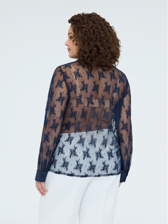 Fiorella Rubino Fiorella Rubino Camicia 5074T001550N034 Blu Regular Fit