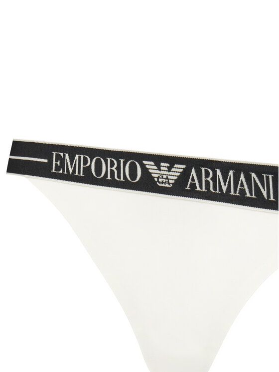 Emporio Armani Underwear Emporio Armani Underwear Sada 2 kusů string kalhotek EW000405 AF10881 M0069 Bílá