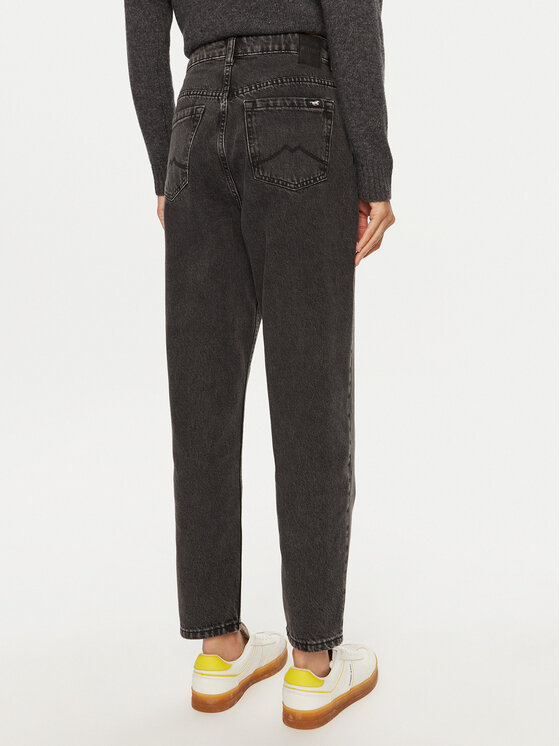Mustang Mustang Jeansy Charlotte 1015572 Czarny Mom Fit
