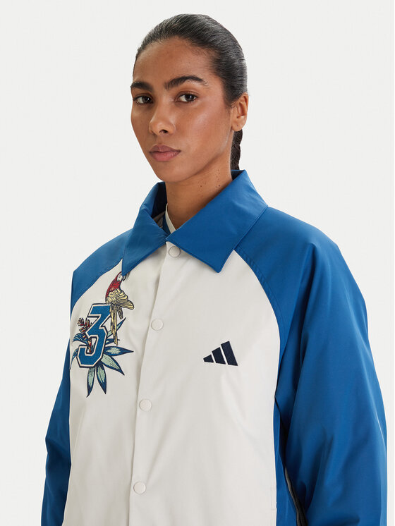 adidas adidas Džemperis ar kapuci Farm Rio Premium KD2195 Zils Oversize