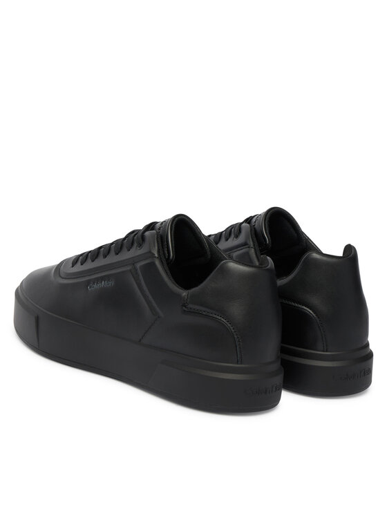 Calvin Klein Calvin Klein Sportcipők Basket Cups Oxf Lup Hf Lth YM0YM01452 Fekete