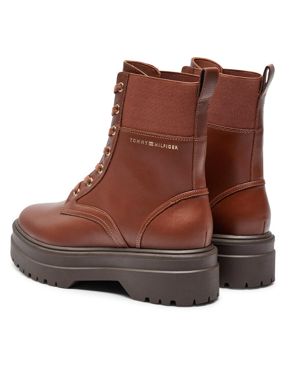 Tommy Hilfiger Tommy Hilfiger Trapery FW0FW08440 Brązowy