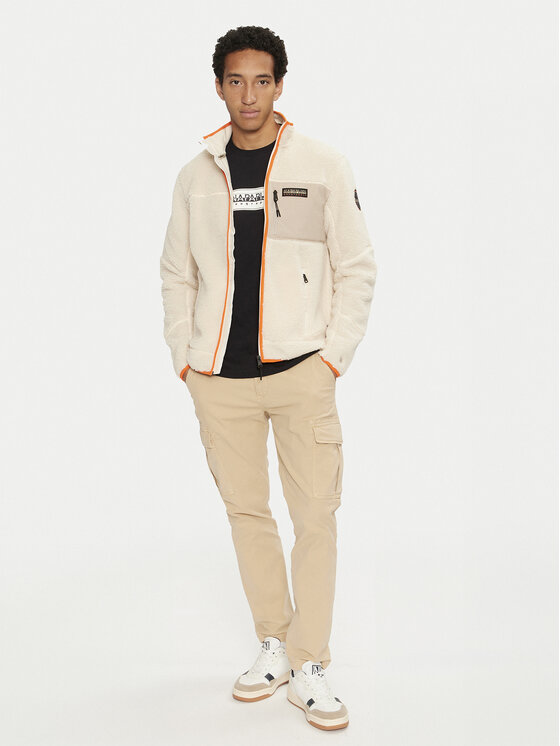 Napapijri Napapijri Felpa di pile Yupik NP0A4GNT Beige Regular Fit