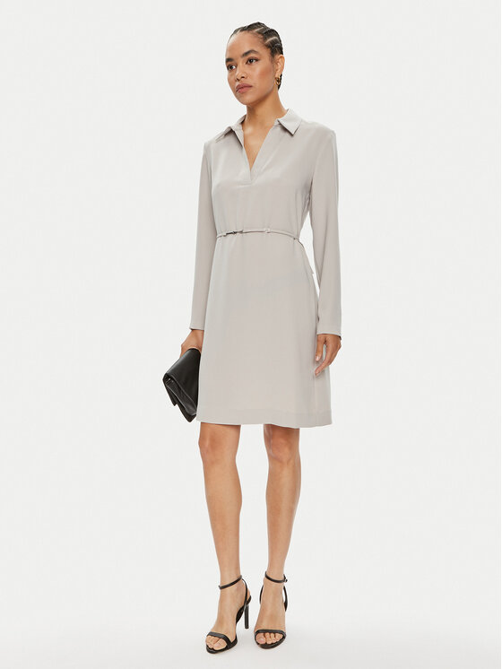 Calvin Klein Calvin Klein Rochie de zi K20K207152 Bej Regular Fit
