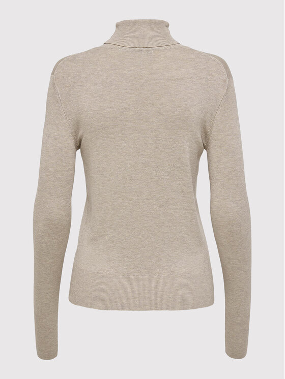 ONLY ONLY Rollkragenpullover Venice 15183772 Grau Regular Fit