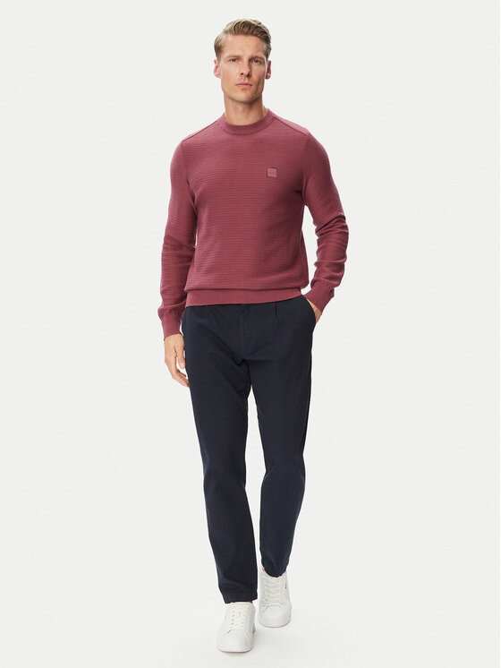 BOSS BOSS Pullover Arion 50527584 Dunkelrot Regular Fit