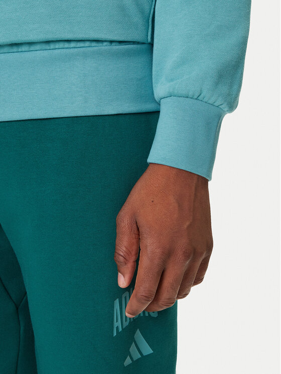 adidas adidas Mikina Essentials Feelcozy JX5659 Tyrkysová Regular Fit