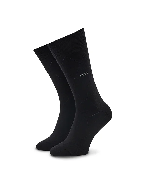 Boss Hohe Herrensocken John 50478358 Schwarz