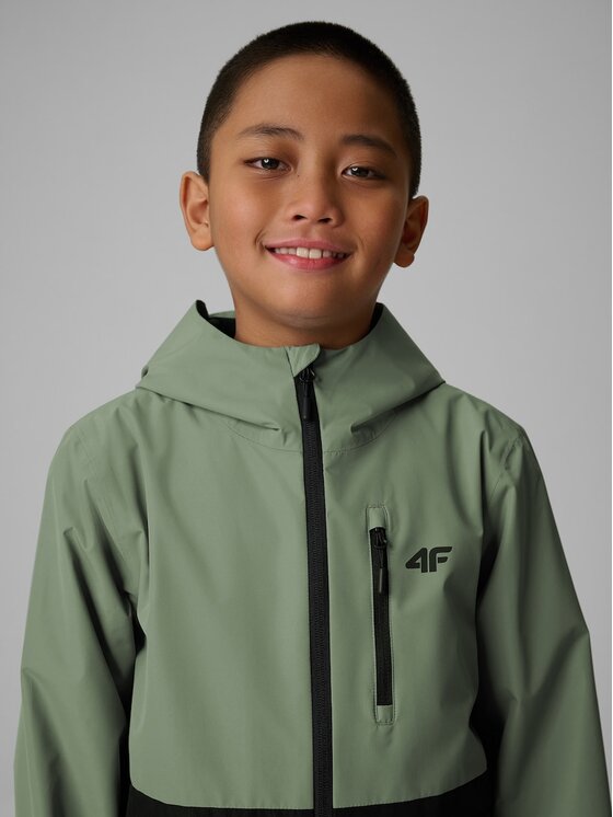 4F 4F Giacca di transizione 4FJWSS26TTJAM0957-47S Verde Regular Fit
