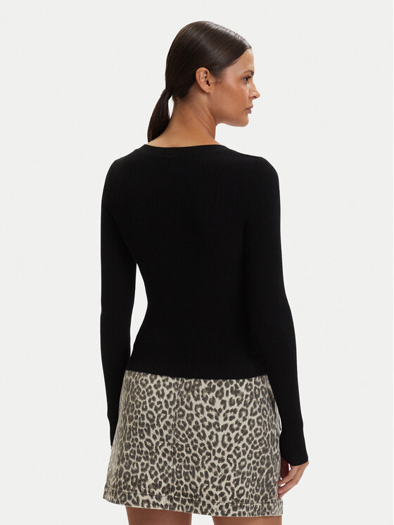 ONLY ONLY Kardigán Mist 15363392 Fekete Slim Fit
