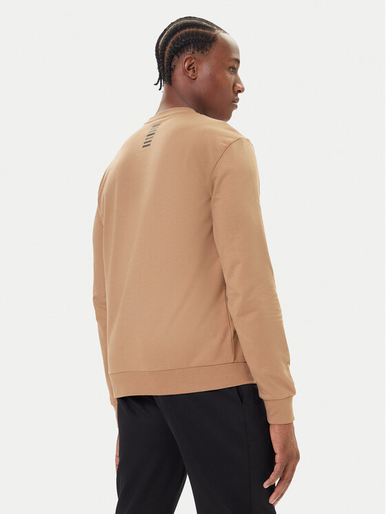 EA7 Emporio Armani EA7 Emporio Armani Felpa 8NPM30 PJVRZ U6171 Beige Regular Fit