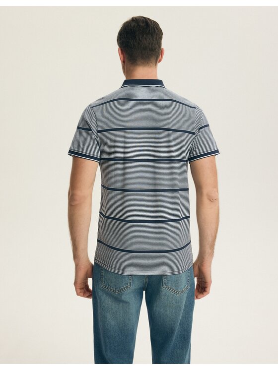 Henderson Henderson Polo 44617 Niebieski Regular Fit