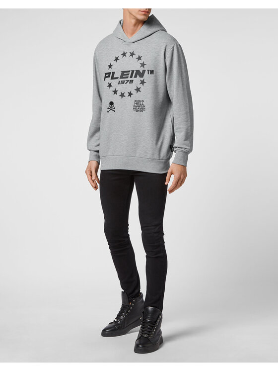 PHILIPP PLEIN PHILIPP PLEIN Mikina 3021 Béžová Regular Fit