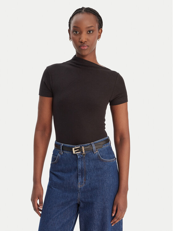 Guess Guess Блузка W6RP16 KD012 Чорний Regular Fit