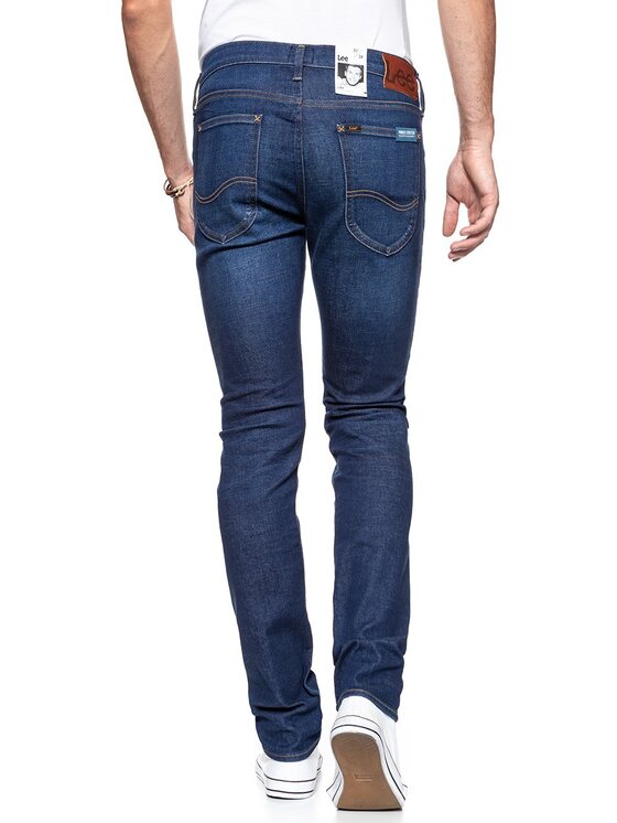 Lee Lee Jeansy LUKE Niebieski Slim Fit